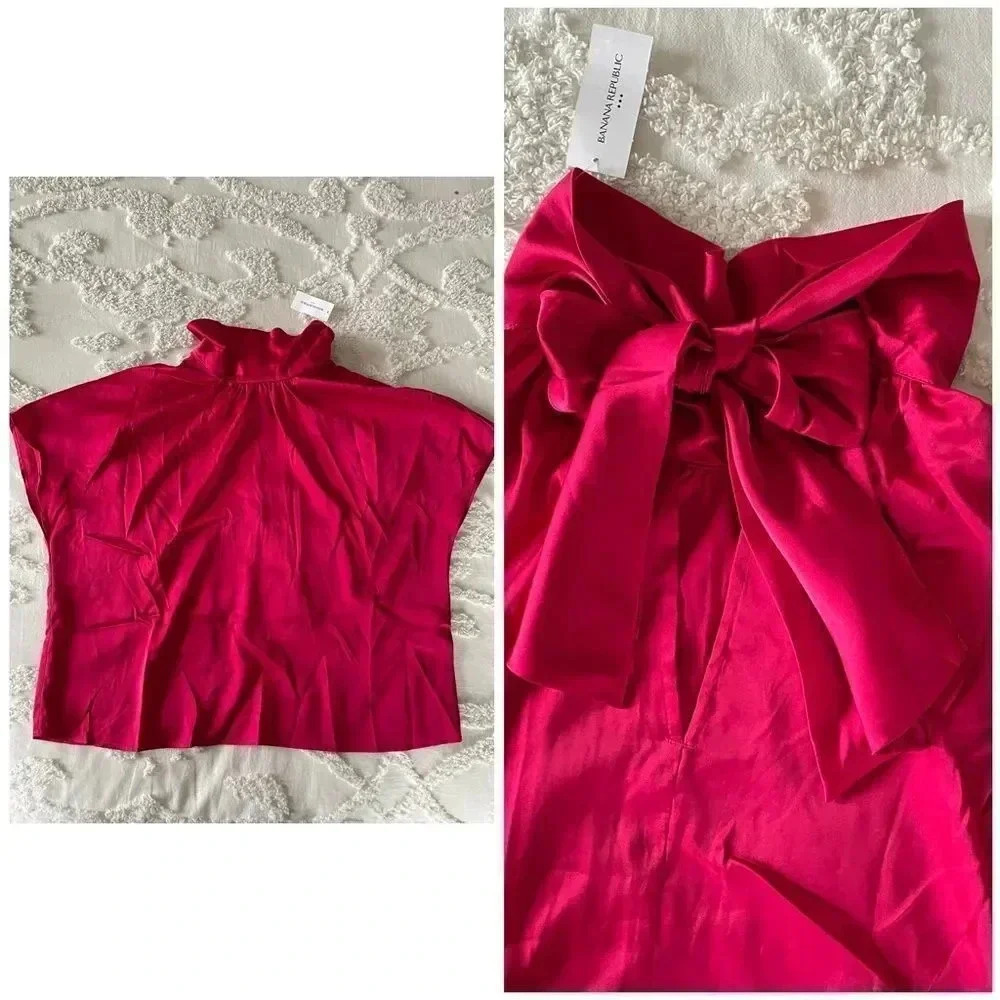 Banana Republic Tie-Back Blouse Tank